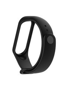 Replacement Strap Silicon Watch Band for Xiaomi Mi Band 3 Smart Bracelet - Black