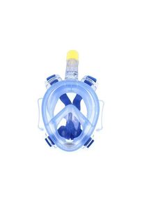 Underwater Anti Fog Full Face Diving Mask Snorkeling Set Respiratory Masks Safe and Waterproof Gopro Camera L/XL Size - Blue