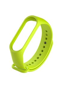 Replacement Strap Silicon Watch Band for Xiaomi Mi Band 3 Smart Bracelet - Green