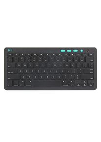 Rii K09+ Bluetooth 4.0 Wireless Keyboard 78 Keys For PC/Smart/TV/Android TV/Box iPad/Mobile Devices - Black