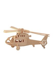 3D DIY Wooden Puzzles Mini Fighter Plane Model Safe Friendly-environmental Simulation Intelligence Toys For Kids