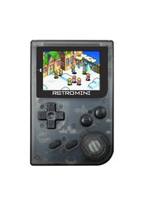 Coolbaby RS-90 Retro Mini Handheld Game Console Player 36 Classic GBA Games - Transparent Black