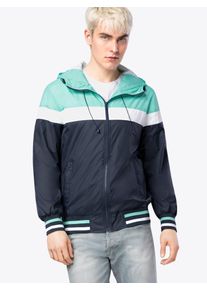 Urban Classics Between-season jacket white / navy / mint