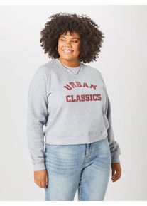 Urban Classics Curvy Sweatshirt grey / wine red