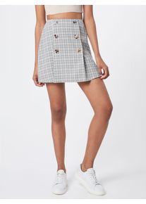 Fashion Union Skirt 'BETTY SKIRT' white / grey / beige