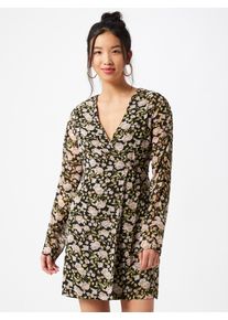 Fashion Union Dress 'LEWIS' black / khaki / pink