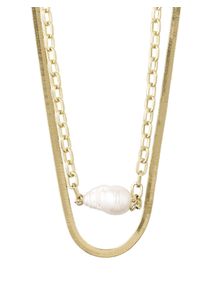 Pilgrim Necklace 'Gracefulness' pearl white / gold