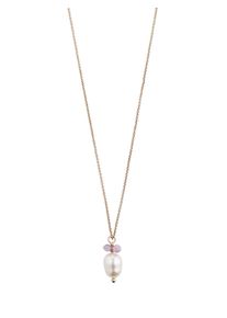 Pilgrim Necklace 'Poesy' gold / light purple / pearl white