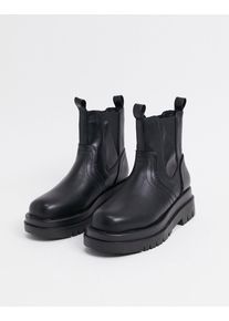 Raid Brazen chunky biker boots in black