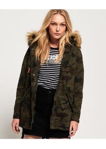 Superdry Classic Rookie Parka mit Schwalbenschwanzsaum