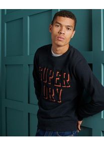 Superdry Limited Edition Shadow Chenille-Sweatshirt mit Rundhalsausschnit