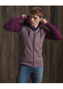 Superdry Klassische Raglan Kapuzenjacke aus der Orange Label Kollektion