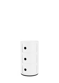 Componibili Recycled Mat Espace de Stockage Blanc H58 Kartell