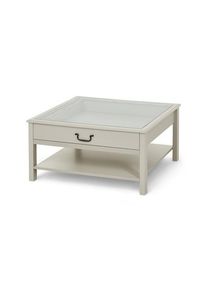 Couchtisch mit Glasplatte - Tchibo - Schwarz - Holz