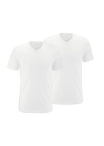 Tchibo - 2 T-Shirts mit V-Ausschnitt - Weiss - Gr&ouml;&szlig;e: M