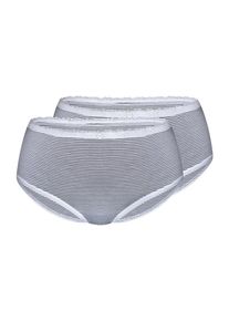 Sassa Mode sassa Dames Broekje 'STRIPE RANGE' zwart / natuurwit S