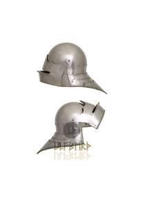 Gothic sallet helmet, circa 1480, 2 mm steel - battle ready