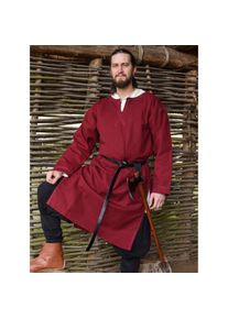 Medieval Braided Tunic Albrecht, made of cotton, red
