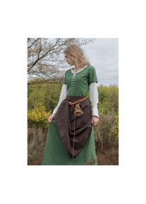 Short sleeve Cotehardie medieval dress Ava green