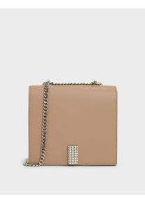 Leather Chain Strap Boxy Bag