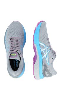 asics Running shoe 'Gel-Kayano 27' grey / neon blue / silver