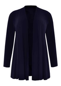 Yoek Dames Gebreid vest donkerblauw S-M