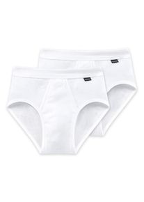 Schiesser Heren Slip zwart / wit M