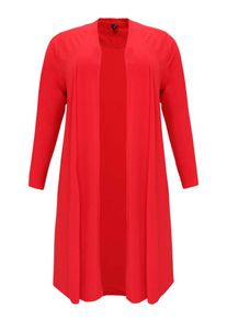 Yoek Dames Gebreid vest rood S-M