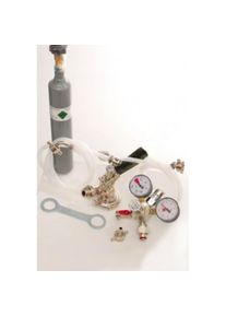 ich-zapfe Zubehörpaket 1 mit Korb Fitting, 7mm Bierschlauch und 0,5 kg CO2 Flasche