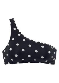 Lascana Dames Bikinitop zwart / wit 60