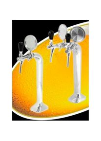 ich-zapfe Tapzuil, Biertapzuil, chroom, 2 lineair, Elegant