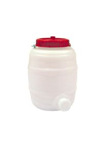 ich-zapfe Drankvat rond + deksel + kraan - 15 liter