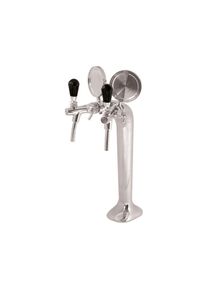 ich-zapfe Tapzuil chroom 2-voudig, elegant, "topkwaliteit!" (Pakket prijs)