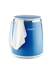 ONECONCEPT Ecowash-Pico mini mosógép, centrifuga funkció, 3,5 kg, 260 W, kék