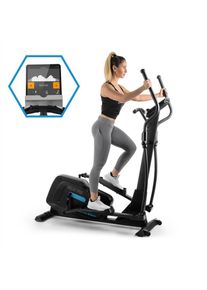 Capital Sports Helix Pro, elliptikus tréner, lendkerék 12 kg, Bluetooth, Kinomap alkalmazás