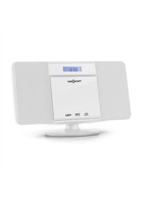 ONECONCEPT V-13 BT, sztereó rendszer CD MP3 USB bluetooth rádióval, falra szerelhető