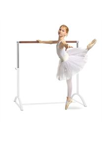 Klarfit Bar Lerina, balett rúd, szabadon álló, 110 x 113 cm, ø 38 mm, fehér