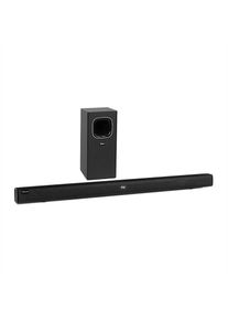 Auna Areal Bar 650, soundbar, 2.1 hangrendszer, 120 W RMS teljesítmény, BT, USB, fekete