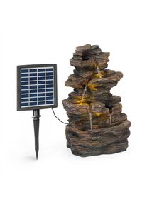 Blumfeldt Messina, kaszkád szökőkút, napenergia szökőkút, kerti szökőkút, 4 szint, akkumulátor