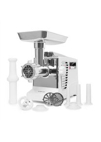 Klarstein Kraftprotz, elektrický mlynček na mäso, 700 W, medený motor, biely/strieborný