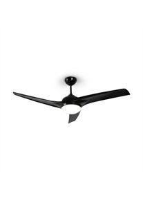 Klarstein Figo, stropný ventilátor, 52" (132 cm) Ø, výkon: 55 W, čierny