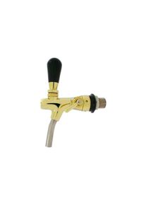 ich-zapfe Robinet tireuse a biere, robinet compensateur - plaqué or, 7 mm version