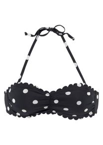 Lascana Dames Bikinitop zwart / wit 60