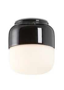 Ifö Electric Wand- und Deckenleuchte OHM 1 Schwarz/Mattglas