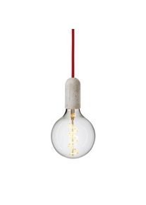 Pendelleuchte Classic Beton Rot
