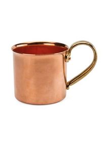 Cu Artigiana Copper mug with brass handle