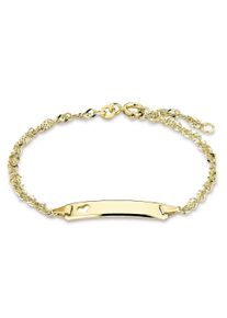 Amor Goldarmband »Herz, 2023800«, Made In Germany gelb, Elegantes Damenarmband mit einem Hauch von Romantik durch das kleine Herz