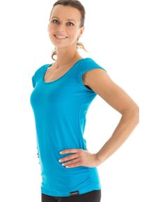 WINSHAPE T-Shirt »wtr4«, Kurzarm blau, Größe 42/44, Perfektes Basic-Shirt für jedes Outfit
