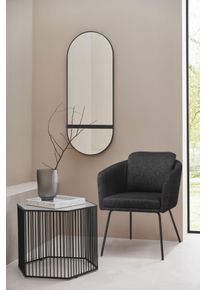 LeGer Home by Lena Gercke , Couchtisch »Liana«, Gestell aus Metall, Tischplatte aus Glas , schwarz