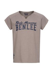 Benlee Rocky Marciano , Trainingsshirt mit lässigem Frontprint , grau , Mouse Grey , Sportliches Trainingsshirt für Herren
